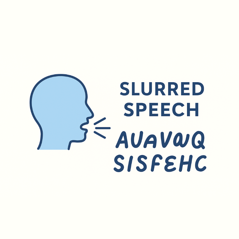 Slurred speech