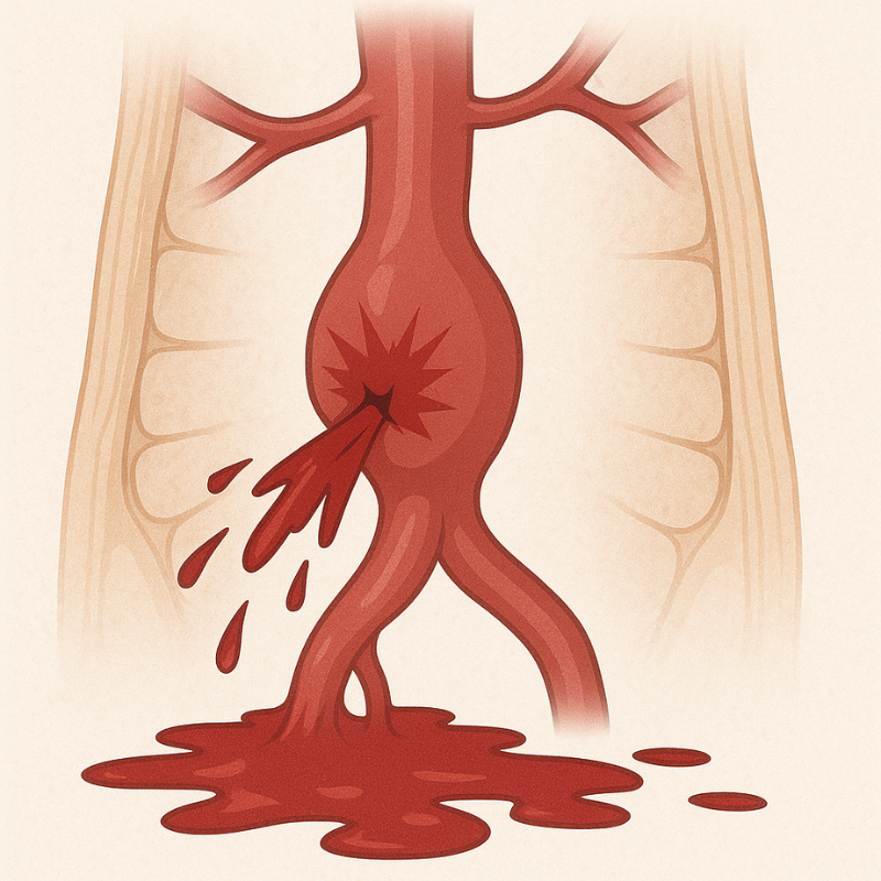Ruptured aneurysm