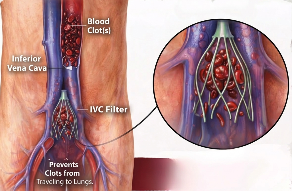 IVC Filter Cross section