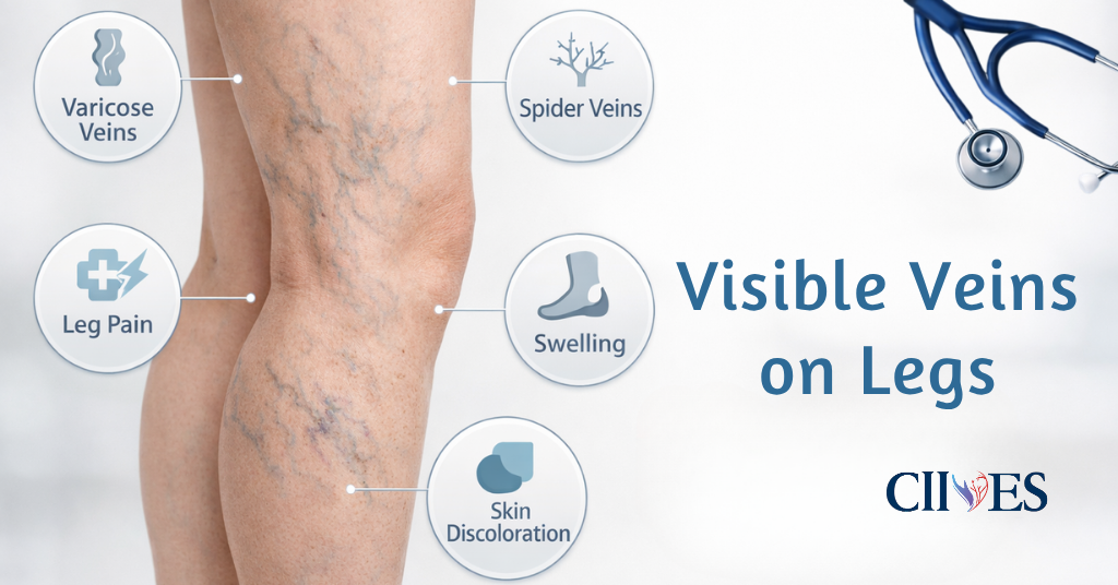Visible Veins on Legs