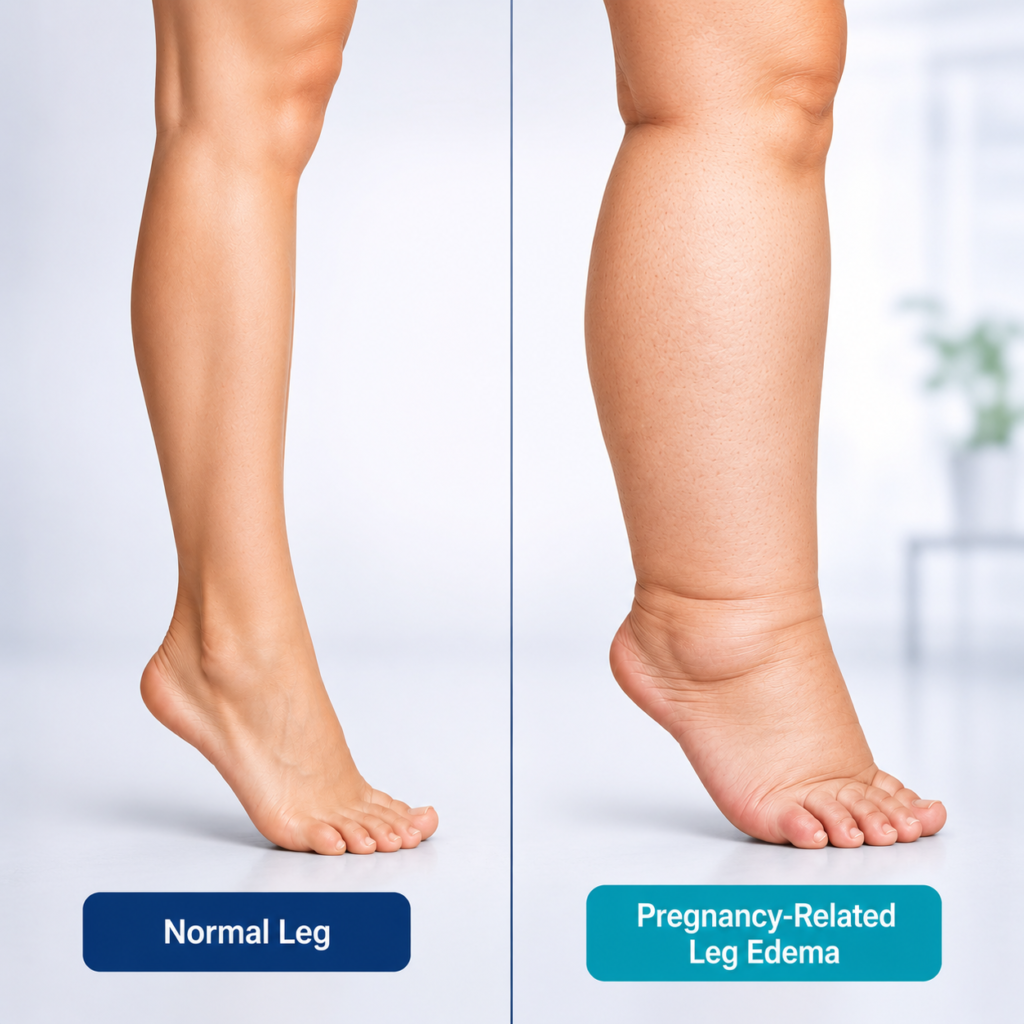 Leg swelling during pregnancy
