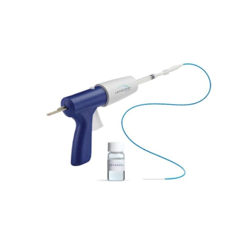 VenaSeal: Medical adhesive material seals the affected vein permanently