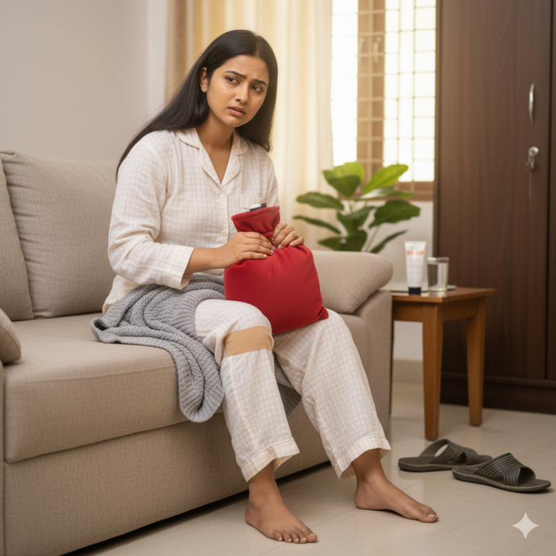 Leg feels warm to touch