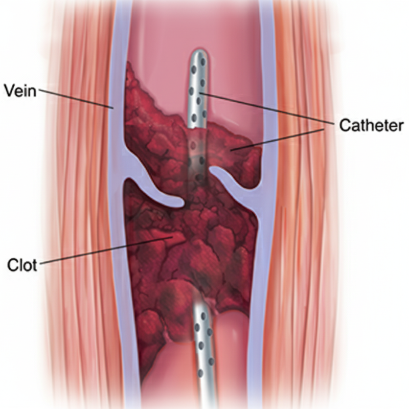 Clot-dissolving drugs are administered via a vein or catheter