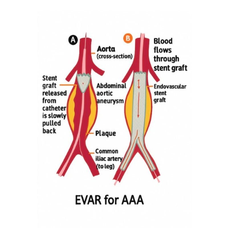 Endovascular aneurysm repair (EVAR)